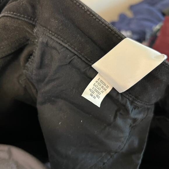 Old Navy Rockstar Super Skinny Jeans High Rise Black Cotton Stretch Dark Wash 16 - Picture 8 of 8